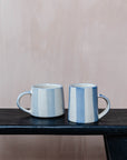 Washed Stripe Chai Mug | Ink