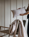 Himmel Terracotta Textured Stripe Cushion