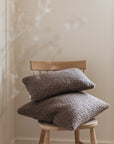 Luft Teddy Fleece Square Cushion Cappuccino