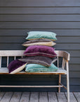 Unari Velvet Cushion | Cappuccino