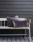 Unari Velvet Cushion | Cappuccino