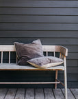 Unari Velvet Cushion | Cappuccino