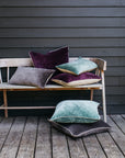 Unari Velvet Cushion | Cappuccino