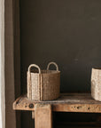 Nousta Seagrass Storage Basket with plaited handles | Small