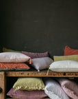 Misi Velvet Cushion | Coral