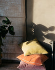 Unari Velvet Cushion | Coral