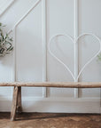 country home décor rustic bench