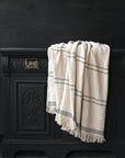 Andas Black Stripe Throw
