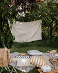 Bold Stripe Cushion Sage 60 x 60cm