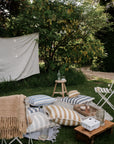 Bold Stripe Cushion Sage 60 x 60cm