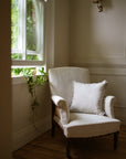 The Brighton Pavilion Natural Washed Linen Cushion - 40x40cm
