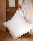The Brighton Pavilion Off white Washed Linen Cushion