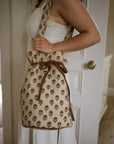 Blockprint Duffle Bag - Tulip