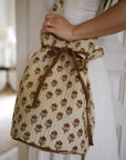 Blockprint Duffle Bag - Tulip