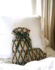 Blockprint Hot Water Bottle - Indian Teal