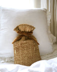 Blockprint Hot Water Bottle - Antique Gold