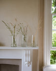 Star Etched Tapered Glass Jug