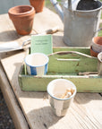 Washed Stripe Coffee Beaker | Forest
