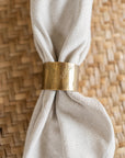 Brass Fern Napkin Ring Set of 4