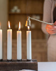 Wooden Candle Holder