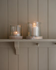 Stripe Glass Candle Holder Small