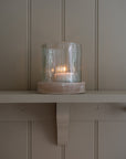 Stripe Glass Candle Holder Small