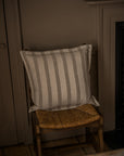 Woven Stripe Cushion | 50 x 50cm | Taupe