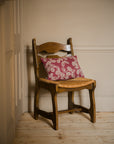 Reversible Hedgerow Berry and Stripe Cushion | Berry