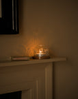 Art Deco Glass Candle Dome | Small