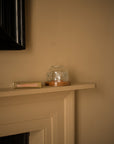 Art Deco Glass Candle Dome | Small