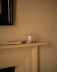 Reeded Glass Candle Dome | Small