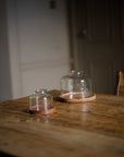 Hammered Glass Candle Dome | Large