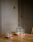 Reeded Glass Candle Dome | Large