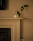 Milk Bottle Glass Bud Vase