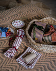 Refillable Christmas Crackers – Stripe in Winter Berry