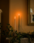 Enamel Candlestick Small - Taupe