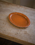 The Breakfast Collection |Large Oval Platter | Terracotta