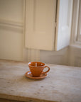 The Breakfast Collection | Tea Cup & Plate | Terracotta