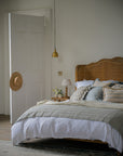 The Somerset Stripe Matelasse Bedspread | Seafoam