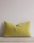 Misi Velvet Cushion | Olive