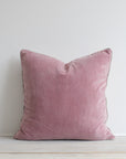 Unari Velvet Cushion | Mauve