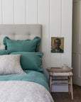 Lisbon Bed Linen Sea Green
