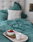 Lisbon Bed Linen Sea Green