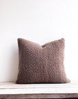 Luft Teddy Fleece Square Cushion Cappuccino