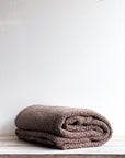 Luft Teddy Fleece Throw Cappuccino