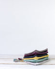 Lulea Cotton Velvet Small Pouch | Indigo