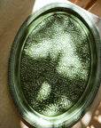 Oval Enamel Platter - Forest