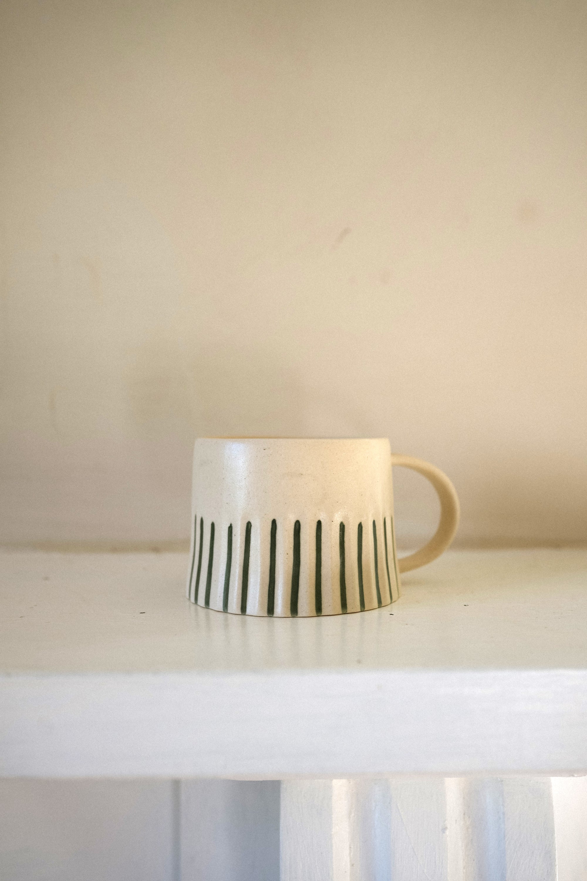 Ridged Painted Mug - Forest – Gathered Living