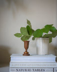 Tall Rust Dinner Candle holder