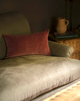 Indian Cotton Velvet Cushion | Pomegranate